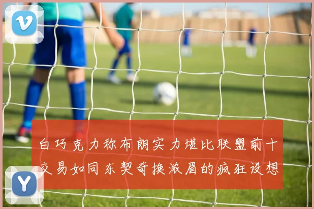 白巧克力称布朗实力堪比联盟前十交易如同东契奇换浓眉的疯狂设想